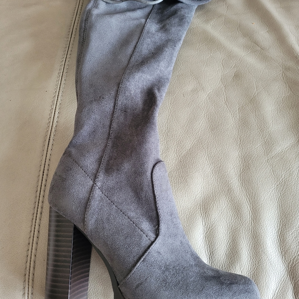 Justfab 7.5 grey women'sβ boots